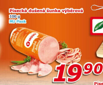 Šunka výběrová písecká Maso uzeniny Písek
