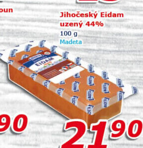 Sýr Eidam uzený 44% Jihočeský Madeta