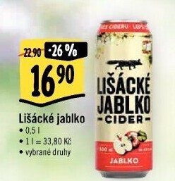 Cider Lišácké jablko Heineken