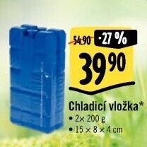 Náplně do chladicího boxu - chladicí vložky