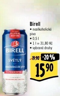 Nealkoholické pivo Birell