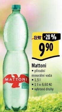 Ochucená voda Mattoni