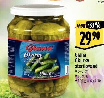 Okurky Giana