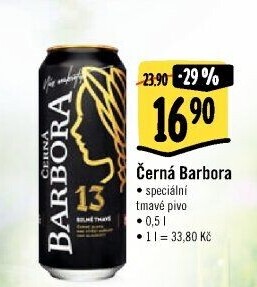 Pivo černá Barbora 13° Ostravar