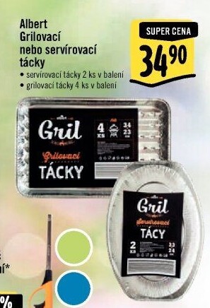 Tácky grilovací Albert Gril
