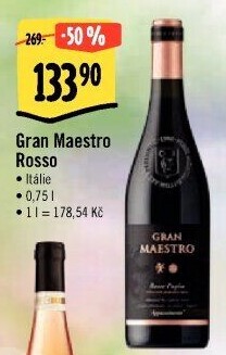 Víno Rosso Gran Maestro