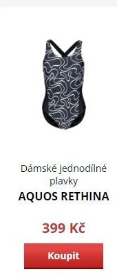 Dámské jednodílné plavky AQUOS RETHINA