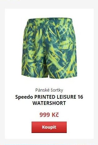 Pánské šortky Speedo PRINTED LEISURE 16 WATERSHORT