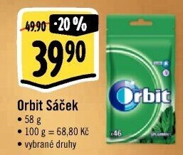 Žvýkačky Orbit