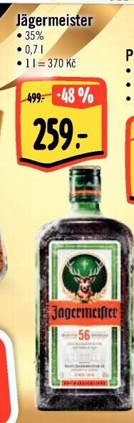Bylinný likér Jägermeister