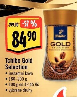 Instantní káva Tchibo Gold Selection