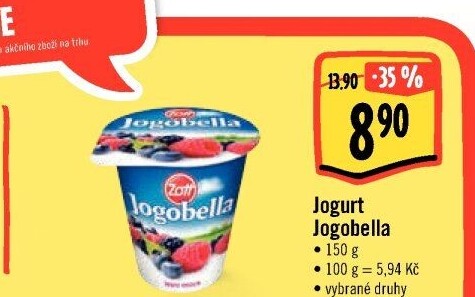 Jogurt Jogobella Zott