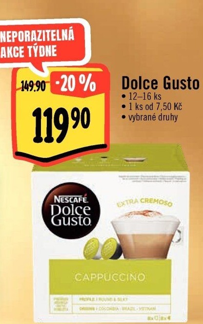 Kapsle Dolce Gusto Nescafé