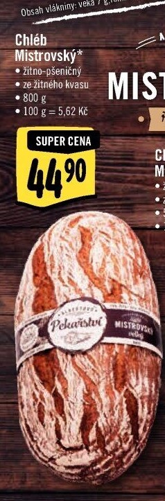Mistrovský chléb Albert