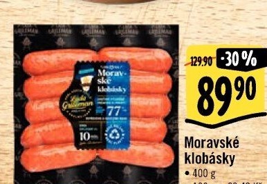 Moravské klobásky Láďa Grileman Kostelecké uzeniny