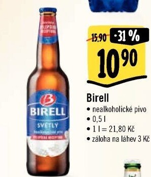 Nealkoholické pivo Birell