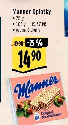 Oplatky Manner