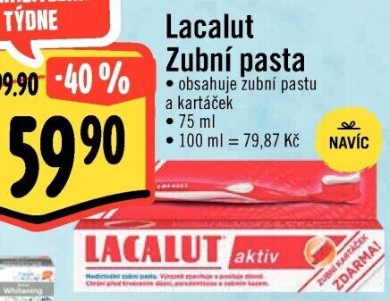 Pasta na zuby Aktiv Lacalut
