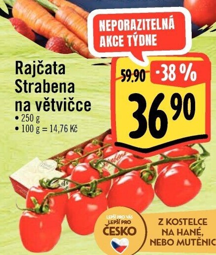 Rajčata keříková Čerstvě utrženo