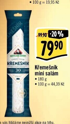 Salám Křemešník kostelecký Kostelecké uzeniny