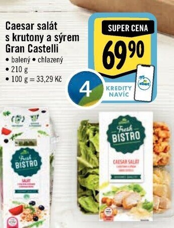 Salát Caesar s krutony a sýrem Albert Fresh Bistro
