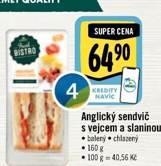 Sendvič Albert Fresh Bistro