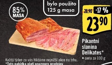 Slanina pikantní delikates