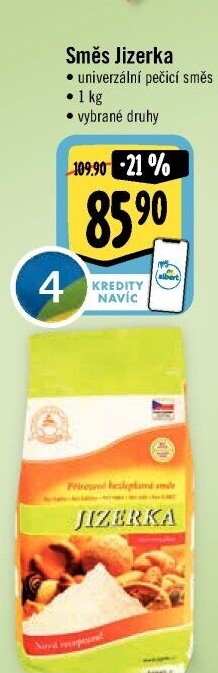 Směs bez lepku Jizerka Jizerské pekárny