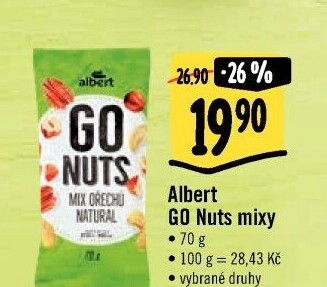 Směs ořechů Go Nuts Albert