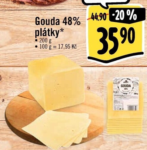 Sýr Gouda 48% Albert