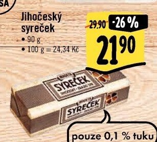 Sýr Syreček Jihočeský Madeta