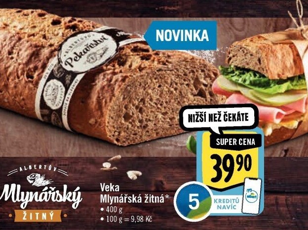 Veka Mlynářská žitná Albert