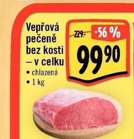 Vepřová pečeně bez kosti