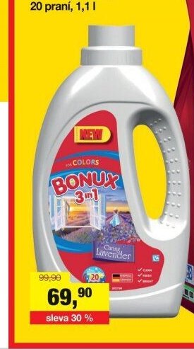 Bonux Colors Glow Touch prací gel, 20 praní, 1,1 l
