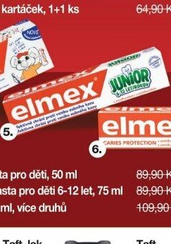 Elmex Junior zubní pasta pro děti 6-12 let, 75 ml