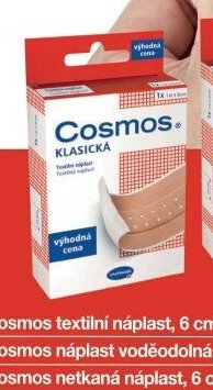 Cosmos textilní náplast, 6 cm x 1 m