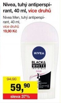 Deodorant stick Nivea
