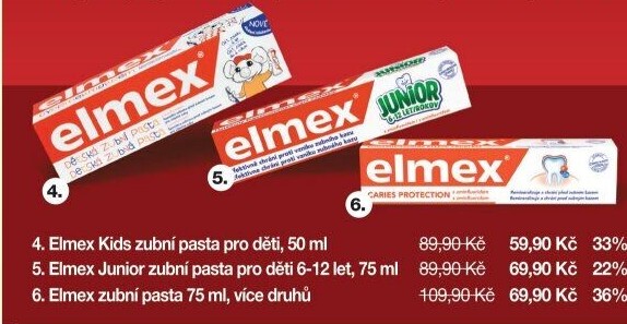 Pasta na zuby dětská Elmex
