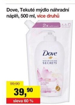Tekuté mýdlo Dove - náhradní náplň