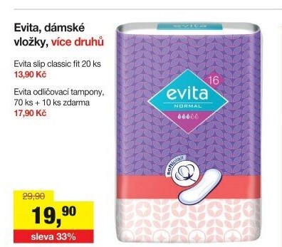 Vložky dámské Evita