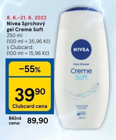 Nivea Sprchový gel Creme Soft