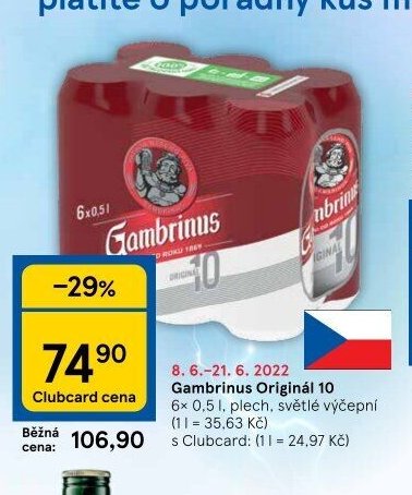 Gambrinus Originál 10