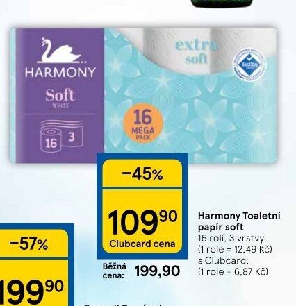 Harmony Toaletní papír soft