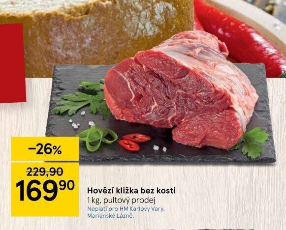 Hovězí kližka bez kosti