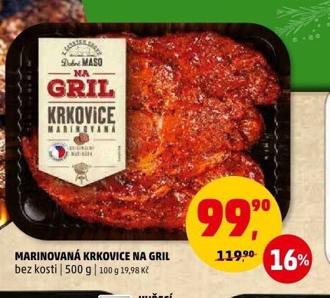 MARINOVANÁ KRKOVICE NA GRIL