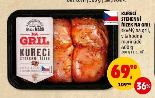 KUŘECÍ STEHENNÍ ŘÍZEK NA GRIL