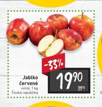 Jablko červené