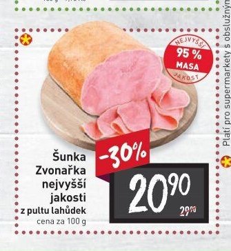 Šunka Zvonařka nejvyšší jakosti