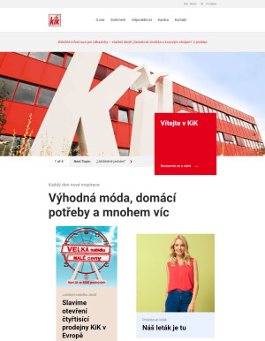 akční leták Kik textil 15.6.2022-21.6.2022