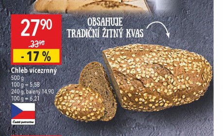Chléb vícezrnný